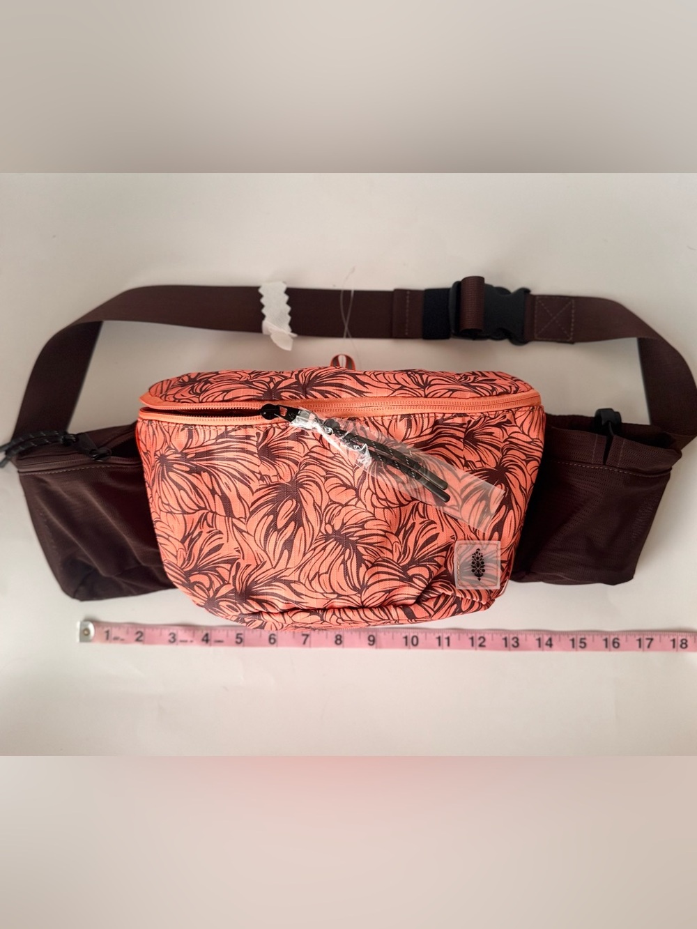 Free People Movement Brown and orange Floral Happy Packer Sling Bag - Picture 12 of 13